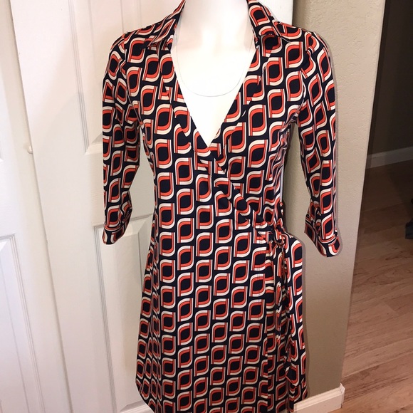 julie brown wrap dress